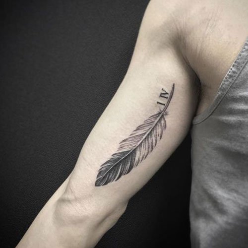 Feather Tattoo Ideas For Men