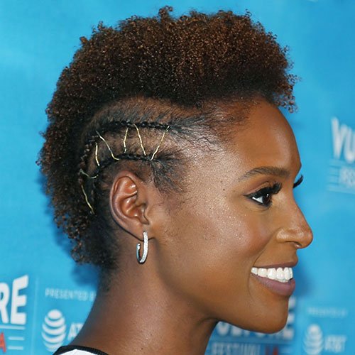 Short Hair with Braided Sides